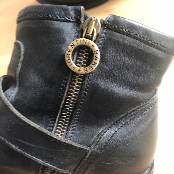 Fiorentini + Baker black ankle boots - Picture 4 of 11